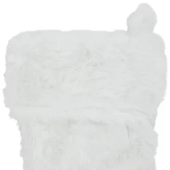 Northlight 19" White Plush Christmas Stocking -Christmas Decorations Store GUEST 3cab7f84 f9ec 4182 a613 9fed08f603e4