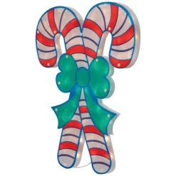 Northlight 18.5" Lighted Double Candy Cane Christmas Window Silhouette -Christmas Decorations Store GUEST 3cec882c f786 4b54 b0ab fbe3630e4424
