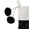 Northlight 20.5-Inch Black And White Christmas Stocking With Corduroy Cuff -Christmas Decorations Store GUEST 3d2df1ea 51c8 4700 8470 6908226cf5df