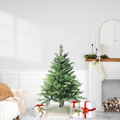 Northlight Real Touch™️ Mixed Eden Pine Artificial Christmas Tree - Unlit - 4' 3 Northlight Real Touch™️ Mixed Eden Pine Artificial Christmas Tree - Unlit - 4'