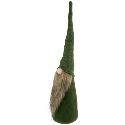 Northlight Tall Forest Gnome Christmas Decoration - 19" - Green 6 Northlight Tall Forest Gnome Christmas Decoration - 19" - Green - Image 4
