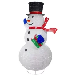 Northlight LED Lighted Iridescent Twinkling Snowman Outdoor Christmas Decoration - 71" 11 Northlight LED Lighted Iridescent Twinkling Snowman Outdoor Christmas Decoration - 71" -Christmas Decorations Store GUEST 3f2405f6 90cb 4f86 9064 9c01ccf3674d