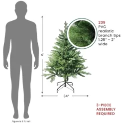 Northlight Real Touch™️ Mixed Eden Pine Artificial Christmas Tree - Unlit - 4' 15 Northlight Real Touch™️ Mixed Eden Pine Artificial Christmas Tree - Unlit - 4' -Christmas Decorations Store GUEST 3f40d652 4c72 4b45 b425 e58ceffd03f0