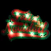 Northlight 18" Lighted 'Feliz Navidad' Christmas Window Silhouette