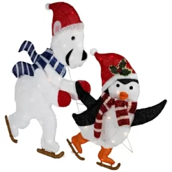 Northlight 41.25" Lighted Ice Skating Polar Bear And Penguin Outdoor Christmas Decoration -Christmas Decorations Store GUEST 4013afed 5dad 4a9d 99ec bea3555a8671