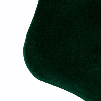 Northlight Traditional Velvet Hanging Christmas Stocking - 19" - Green 7 Northlight Traditional Velvet Hanging Christmas Stocking - 19" - Green - Image 5