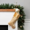 Northlight 20.5" Gold Glittered Swirl Christmas Stocking With Velveteen Cuff -Christmas Decorations Store GUEST 41bd72e7 ca0e 475d a4af c993d628b298