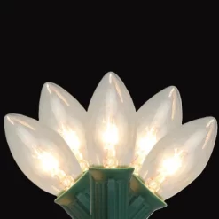 Northlight C9 Christmas String Lights - Clear - 24' Green Wire - 25ct