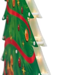 Northlight 22.5" Lighted Christmas Tree With Presents Window Silhouette -Christmas Decorations Store GUEST 439554a5 5c01 47d6 9942 b2abf9aeec01