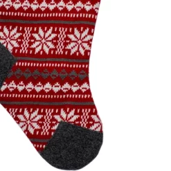 Northlight 23" Red, Gray And White Knit Christmas Stocking With High Pile Fleece Cuff 7 Northlight 23" Red, Gray And White Knit Christmas Stocking With High Pile Fleece Cuff -Christmas Decorations Store GUEST 463b8467 cf17 483a b950 042c598f61ca