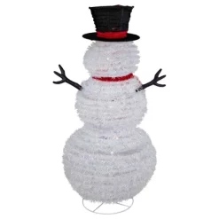 Northlight 4' Lighted Pop-Up Snowman Outdoor Christmas Decoration -Christmas Decorations Store GUEST 49064574 b670 46e5 a225 cfeea6ac9f8c