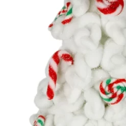 Northlight Plush Tree With Peppermint And Candy Canes Christmas Decoration - 16.5" -Christmas Decorations Store GUEST 49365f71 0656 4a9f bffd ae3cadedd105