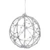 Northlight 8" LED Lighted Silver Wired Christmas Hanging Ball Decoration - Warm White Lights 1 Northlight 8" LED Lighted Silver Wired Christmas Hanging Ball Decoration - Warm White Lights -Christmas Decorations Store GUEST 4c6f2169 55ac 41be 9581 47afc1e6fb82