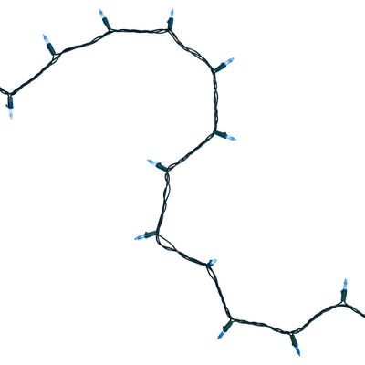Northlight LED Mini Christmas Lights - Blue - 33' Green Wire - 100ct 7 Northlight LED Mini Christmas Lights - Blue - 33' Green Wire - 100ct - Image 5