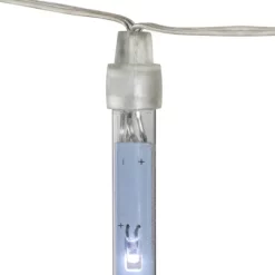 Northlight LED Dripping Icicle Christmas Tube Lights - White - 14.25' Clear Wire - 10ct -Christmas Decorations Store GUEST 4d1dd004 c8f6 4c22 b472 055c0312a8e6