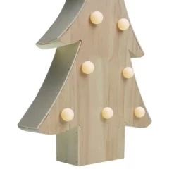 Northlight Lighted 3D Wooden Christmas Tree Decoration - 15" -Christmas Decorations Store GUEST 4e663a31 eaa7 44d7 8c25 442381281005