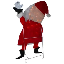 Northlight Lighted Chenille Santa With Bird Outdoor Christmas Decoration - 32" - White Lights -Christmas Decorations Store GUEST 4ee0fe79 7880 4ab7 9700 a33561196aac