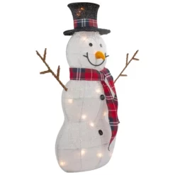 Northlight Lighted Tinsel Snowmen Family Christmas Yard Decorations - Clear Lights - Set Of 2 -Christmas Decorations Store GUEST 4f8b7c2c 61e7 4eaa 8eee 5b28612e7177