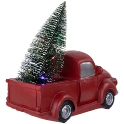 Northlight LED Lighted Pine Tree In Vintage Truck Christmas Decoration - 10" - Red -Christmas Decorations Store GUEST 50f6d89a 634c 45ae aac9 aefd267fef8e