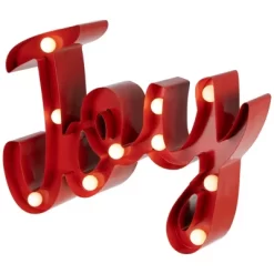 Northlight Lighted "Joy" Christmas Decoration - 11.25" -Christmas Decorations Store GUEST 516f40d4 3b65 4349 a4f1 44de277e08ee