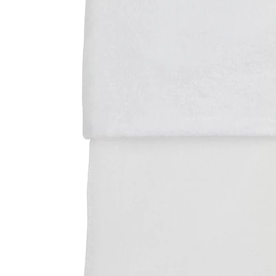 Northlight Traditional Velveteen Christmas Stocking - 19" - White 4 Northlight Traditional Velveteen Christmas Stocking - 19" - White - Image 2