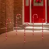 Northlight Set Of 5 Red Lighted Candy Cane Christmas Lawn Stakes 28" - Battery Operated -Christmas Decorations Store GUEST 51d0b3e3 cdde 43a5 a57c 5e69aa55a679