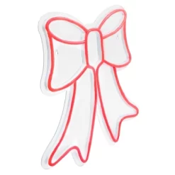 Northlight 15" Red LED Lighted Neon Style Bow Christmas Window Silhouette -Christmas Decorations Store GUEST 52fb5133 49d9 4b64 abe7 931e168631aa