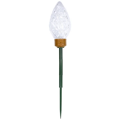 Northlight LED Lighted C9 Style Christmas Pathway Lawn Stakes - 8'- Clear - 5ct 5 Northlight LED Lighted C9 Style Christmas Pathway Lawn Stakes - 8'- Clear - 5ct - Image 3