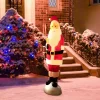 Northlight Lighted Blow Mold Santa Claus Outdoor Christmas Decoration - 59"