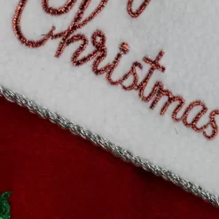 Northlight 20" Red Velveteen Golf Themed Christmas Stocking With White Embroidered Cuff -Christmas Decorations Store GUEST 5aa9e5b5 eeb4 4676 b206 9c4987ec2531