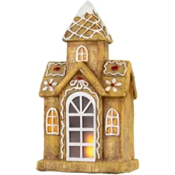 Northlight LED Lighted Gingerbread House With Icing Accents Christmas Decoration - 16" -Christmas Decorations Store GUEST 5b888d66 dc54 4551 8282 08d5548f6212