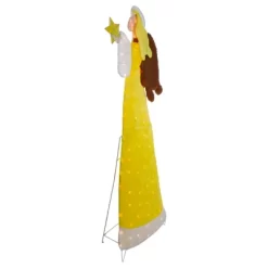 Northlight 72" Lighted 2D Yellow Chenille Angel Outdoor Christmas Decoration -Christmas Decorations Store GUEST 5cd35eb7 4ff3 4bca ac79 fa312aa95922