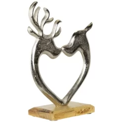 Northlight Heart Shaped Kissing Reindeer Metal Christmas Decoration - 10" -Christmas Decorations Store GUEST 5d8841fa 3d6e 47d3 8830 fff8aec3e0bc