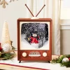 Northlight LED Lighted Musical Snowing Snowman TV Set Christmas Decoration - 12" -Christmas Decorations Store GUEST 5e4b1dab f2bb 48cf 815f 5299fa5b1357