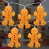 Northlight 10-Count LED Orange Gingerbread Men Christmas Fairy Lights, 4ft, Copper Wire -Christmas Decorations Store GUEST 5f65c505 8493 4c76 80ee 215a7801c940