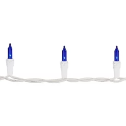 Northlight Mini Incandescent Christmas Lights - Blue - 10' White Wire - 50ct -Christmas Decorations Store GUEST 5fd6cb38 f9a6 4123 b50d a49a5a34f064
