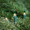 Northlight Mini Christmas Light Set - Clear With Green Tips - 20.25' Green Wire - 100ct
