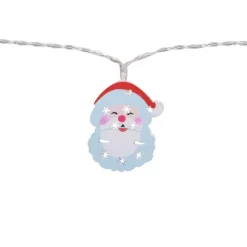 Northlight 10-Count LED Santa Claus Christmas Fairy Lights, 4ft, Copper Wire -Christmas Decorations Store GUEST 60dd9e99 9bf4 49dc a168 627c5cbbe46d