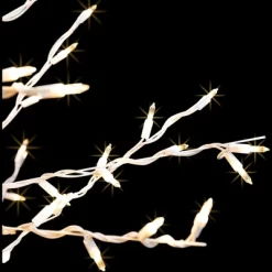 Northlight 6' Prelit Artificial Christmas Tree White Lighted Cascade Twig Outdoor Decoration - Clear Lights -Christmas Decorations Store GUEST 624528b5 5a2f 429c a58c 21f526b0ef5e