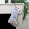 Northlight Baby's 1st Christmas Embroidered Teddy Bear Stocking - 19" - Blue And White 2 Northlight Baby's 1st Christmas Embroidered Teddy Bear Stocking - 19" - Blue And White -Christmas Decorations Store GUEST 629bb41d f00a 4d28 86f3 a155e1254109