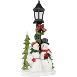 Northlight Glittered Snow Couple Under Lighted Street Lamp Christmas Decoration - 14" -Christmas Decorations Store GUEST 633b7991 d178 4c2b b163 223cef368e28