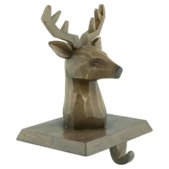 Northlight Set Of 2 Brown Reindeer Head Christmas Stocking Holders 5.75" -Christmas Decorations Store GUEST 638e5d70 7a60 4e01 b2f0 6e12dd12a376