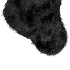 Northlight Sable Faux Fur Christmas Stocking With Pom Poms - 20.5" - Black 8 Northlight Sable Faux Fur Christmas Stocking With Pom Poms - 20.5" - Black -Christmas Decorations Store GUEST 64561481 3da5 4726 8cc9 0cadac345347