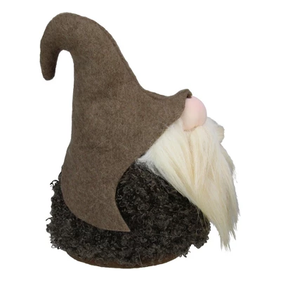 Northlight Bulbous Nose Santa Gnome Christmas Decoration - 8" - Brown 5 Northlight Bulbous Nose Santa Gnome Christmas Decoration - 8" - Brown - Image 3