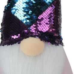 Northlight Gnome With Flip Sequin Hat Christmas Decoration - 17.5" - Purple And Blue -Christmas Decorations Store GUEST 66292383 4007 4fc0 ae8a d7bc7783eca7
