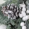 Northlight Frosted Mixed Pine And Pine Cone Artificial Christmas Wreath, 24-inch, Unlit -Christmas Decorations Store GUEST 66535a8c ed57 412e a32d 416ea1fac39e