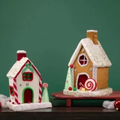 Northlight Peppermint Candy House Christmas Decoration - 11"