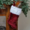 Northlight Traditional Christmas Stocking With Cuff - 20" - Burgundy And White -Christmas Decorations Store GUEST 66ecd867 1239 41c9 a66d 9c2bdfe6bedf