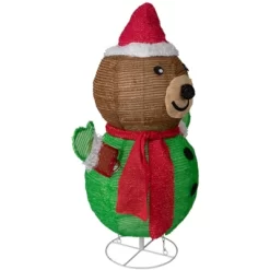 Northlight 25" Pop-up Bear Wearing Santa Hat Outdoor Christmas Decoration 7 Northlight 25" Pop-up Bear Wearing Santa Hat Outdoor Christmas Decoration -Christmas Decorations Store GUEST 686c523c bf2d 4df9 b5de f6c39d2debaa