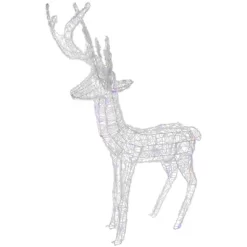 Northlight LED Color Changing Commercial Grade Acrylic Reindeer Outdoor Christmas Decoration - 46.5" -Christmas Decorations Store GUEST 69e07e96 5b5a 4f0a af6e 09a1d7b23b96